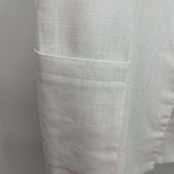 Bedford Fair Blazer Jacket 16 White Button Down Pockets - Picture 8 of 10